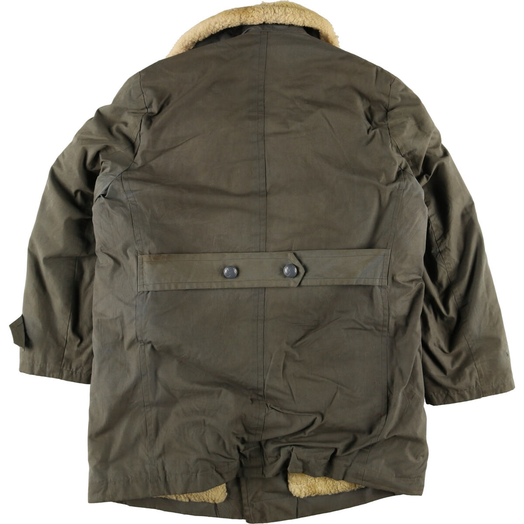 ~70'S UNKNOWN Lunch Coat Boa Jacket Men's L Vintage /evb003421