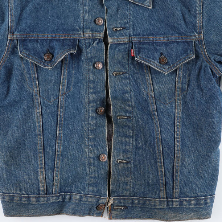 70s~80'S Levi's 70505 0317 denim jacket, denim jacket, made in USA, men's M, vintage /evb003425