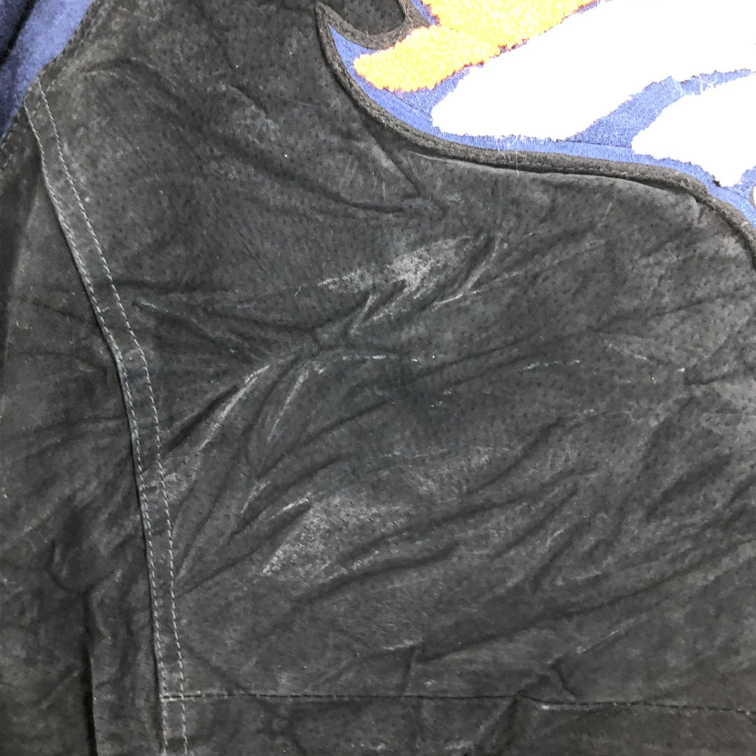 90'S LOGO ATHLETIC NFL Denver Broncos Varsity Jacket Award Jacket Men's M /evb003448