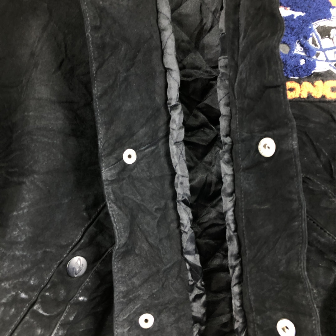 90'S LOGO ATHLETIC NFL Denver Broncos Varsity Jacket Award Jacket Men's M /evb003448