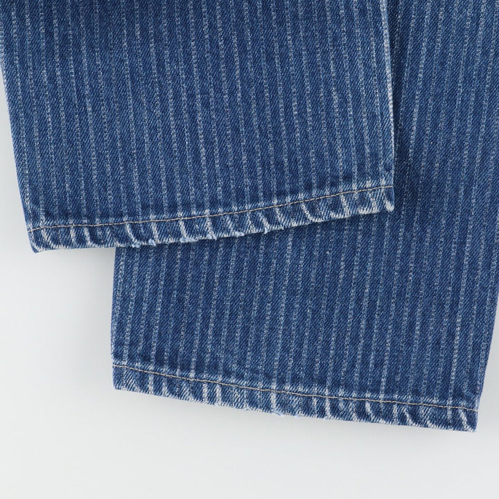 70'S Lee Riders Stripe Pattern Denim Pants Made in USA Women's XL (w31) Vintage /evb003550