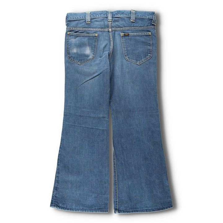 70'S Lee Leens Bootcut Denim Pants Made in USA Men's W34 Vintage /evb003551