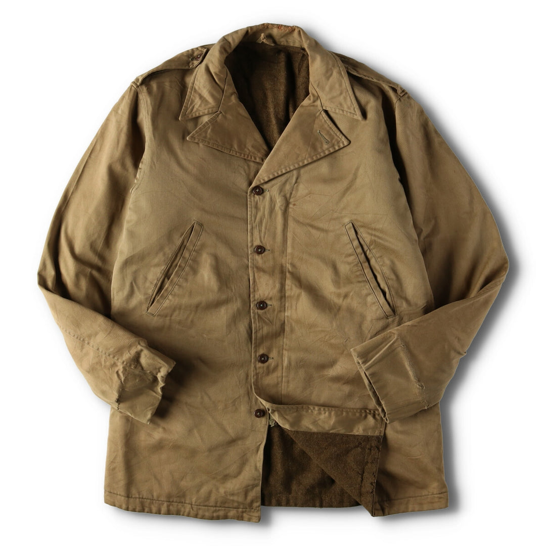 1940'S US Army M-41 Military Field Jacket, Made in USA, Men's L, Vintage /evb003560