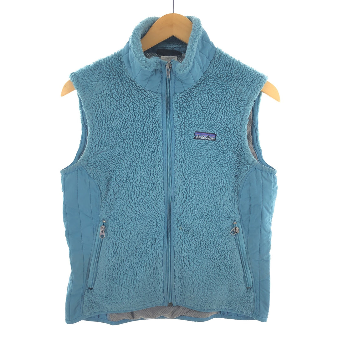 Vintage Patagonia STY23080F9 Nylon and Fleece Vest, Women's Size M, 2009 [Elle] polyester Blue type light blue Vintage Second Hand