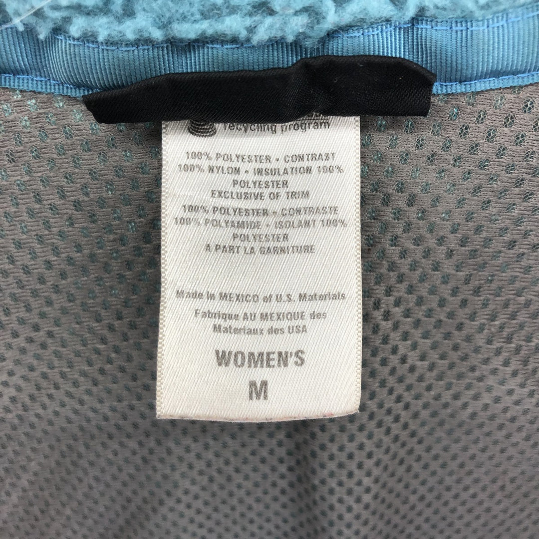 Vintage Patagonia STY23080F9 Nylon and Fleece Vest, Women's Size M, 2009 [Elle] polyester Blue type light blue Vintage Second Hand