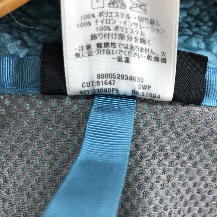 Vintage Patagonia STY23080F9 Nylon and Fleece Vest, Women's Size M, 2009 [Elle] polyester Blue type light blue Vintage Second Hand