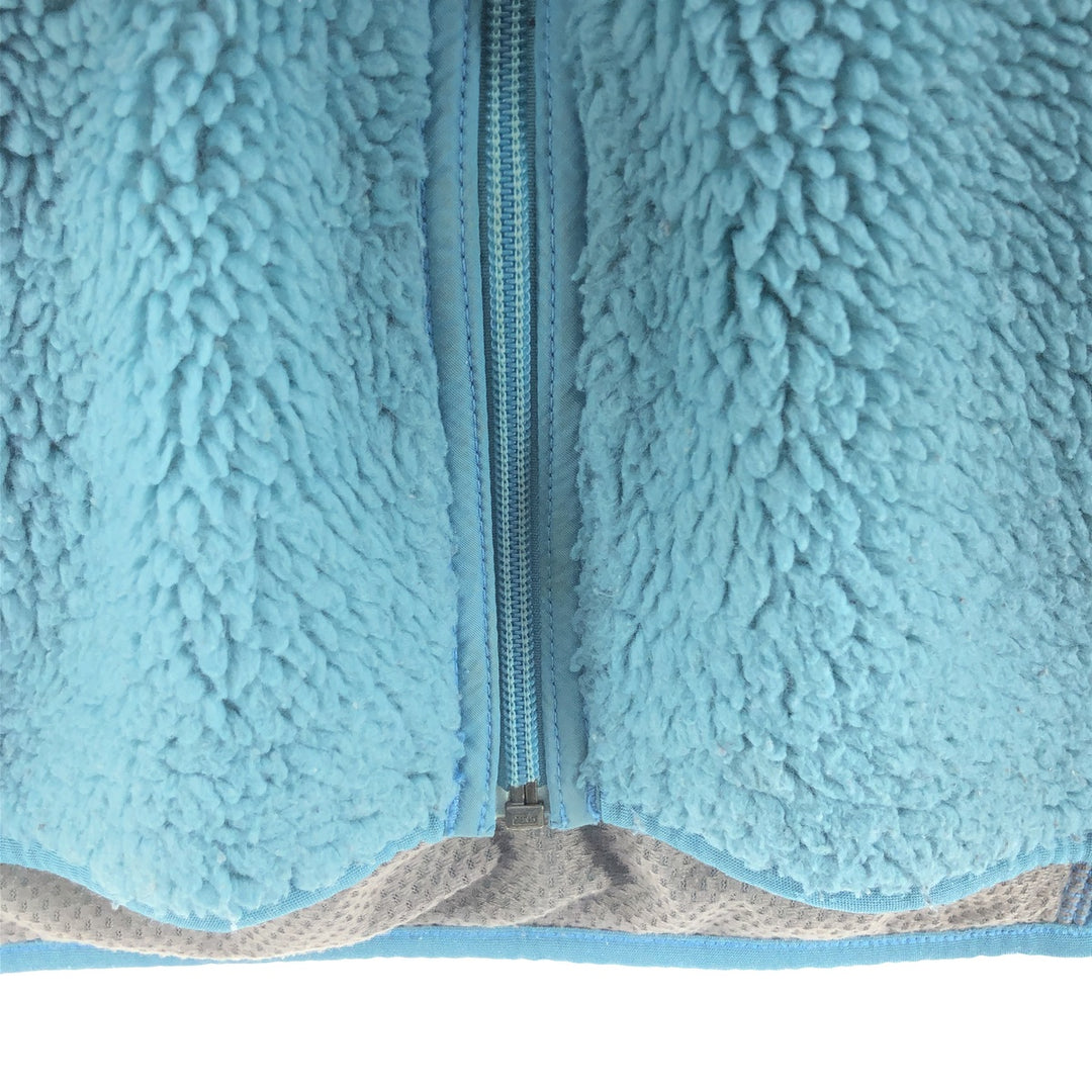 Vintage Patagonia STY23080F9 Nylon and Fleece Vest, Women's Size M, 2009 [Elle] polyester Blue type light blue Vintage Second Hand