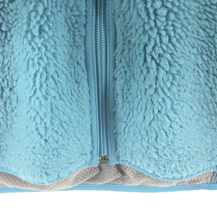 Vintage Patagonia STY23080F9 Nylon and Fleece Vest, Women's Size M, 2009 [Elle] polyester Blue type light blue Vintage Second Hand