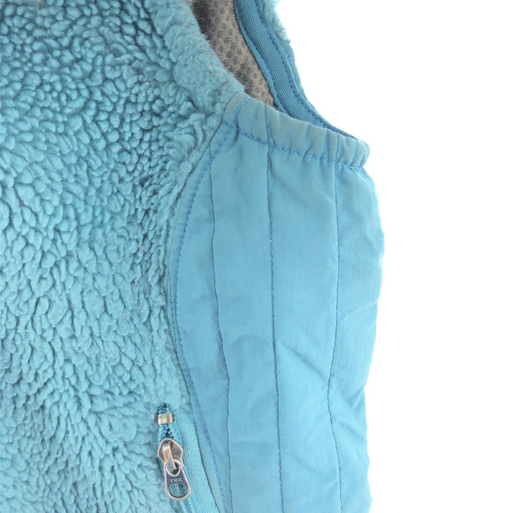 Vintage Patagonia STY23080F9 Nylon and Fleece Vest, Women's Size M, 2009 [Elle] polyester Blue type light blue Vintage Second Hand