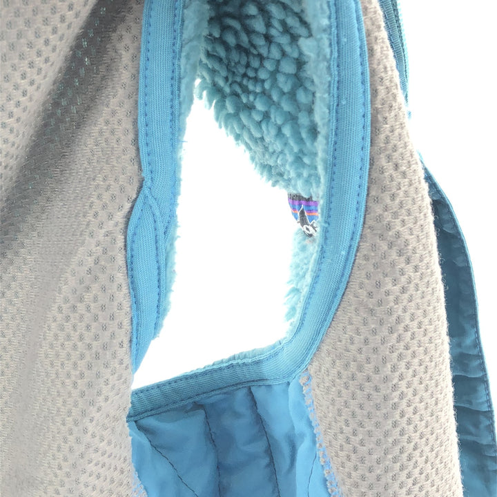 Vintage Patagonia STY23080F9 Nylon and Fleece Vest, Women's Size M, 2009 [Elle] polyester Blue type light blue Vintage Second Hand