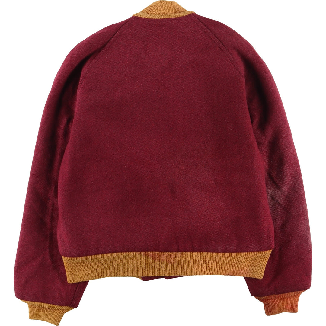 80'S TROPHY JACKETS Wool Stadium Jacket Award Jacket Varsity Jacket Made in USA Men's XS Vintage /evb003738