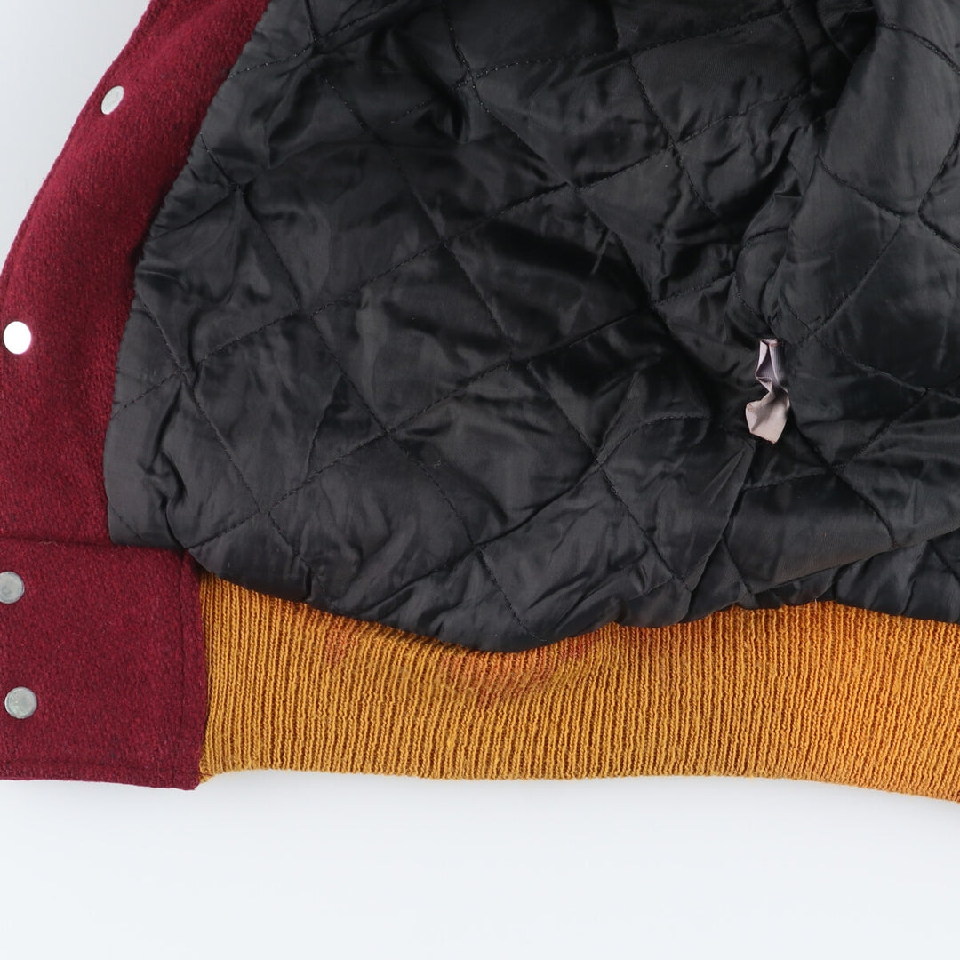 80'S TROPHY JACKETS Wool Stadium Jacket Award Jacket Varsity Jacket Made in USA Men's XS Vintage /evb003738