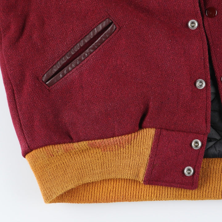 80'S TROPHY JACKETS Wool Stadium Jacket Award Jacket Varsity Jacket Made in USA Men's XS Vintage /evb003738