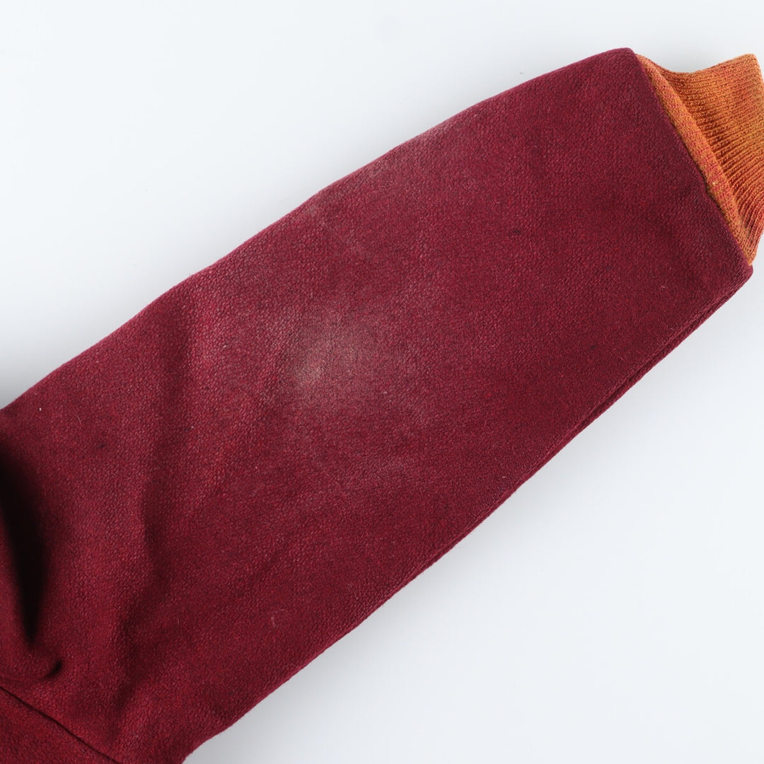 80'S TROPHY JACKETS Wool Stadium Jacket Award Jacket Varsity Jacket Made in USA Men's XS Vintage /evb003738