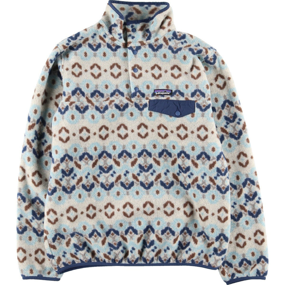 2019 Patagonia SYNCHILLA Snap Tee 25455FA19 All-over print fleece pullover Men's M /evb003762