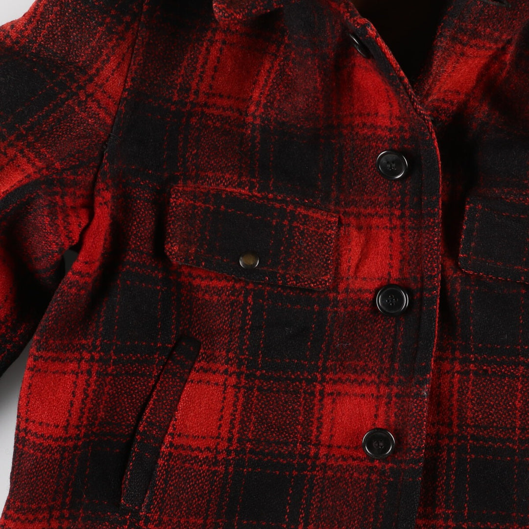 Ombre check wool jacket, men's L, vintage /evb003802