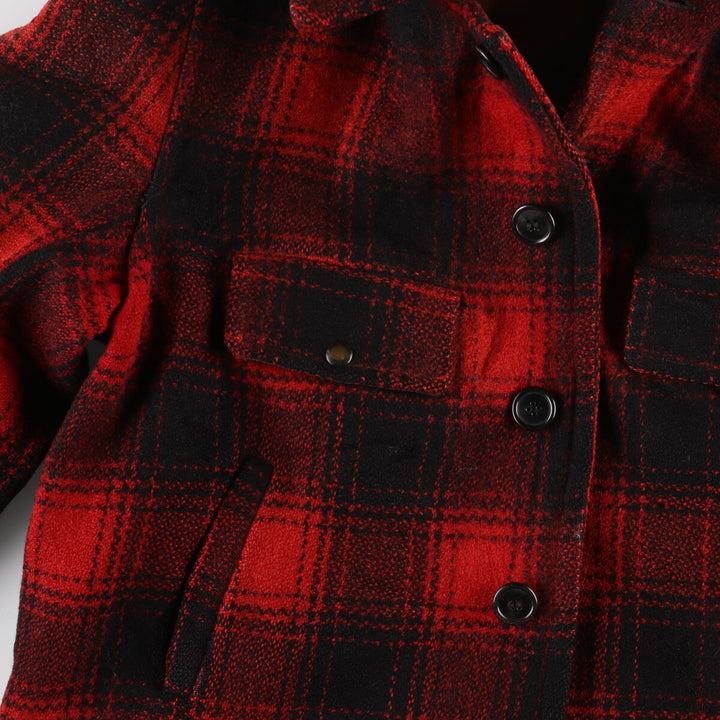 Ombre check wool jacket, men's L, vintage /evb003802