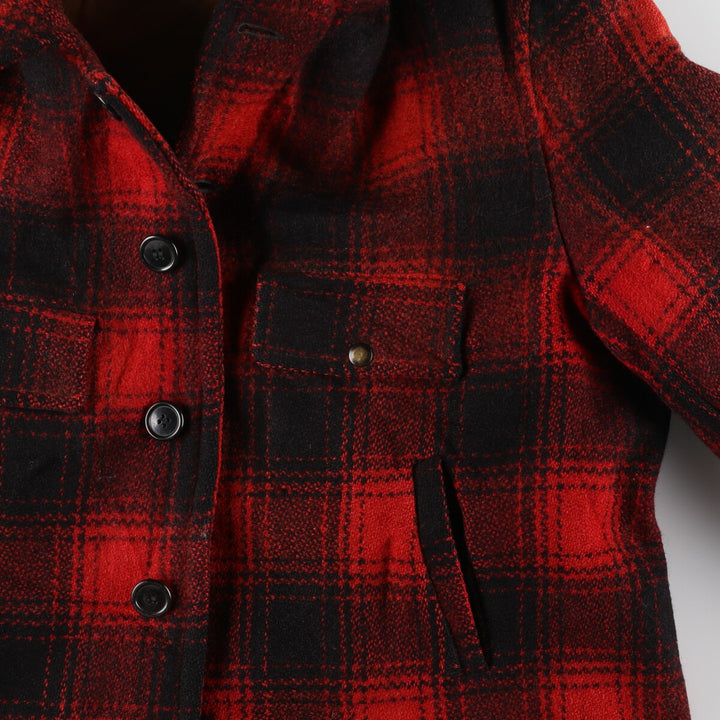 Ombre check wool jacket, men's L, vintage /evb003802