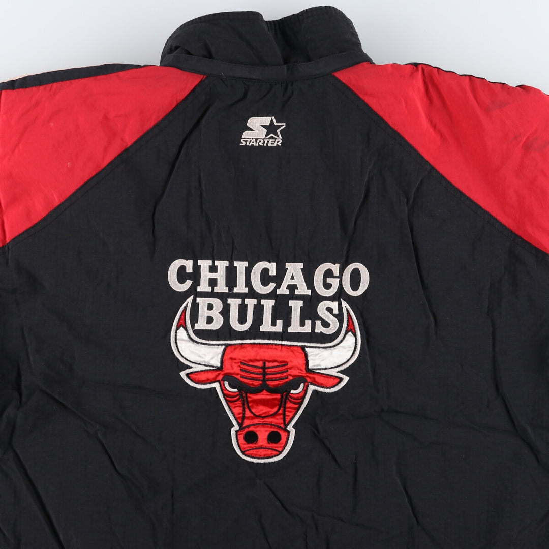 Special price for 90'S Starter NBA Chicago Bulls Back Logo Padded Jacket Men's XXL Vintage /evb003813