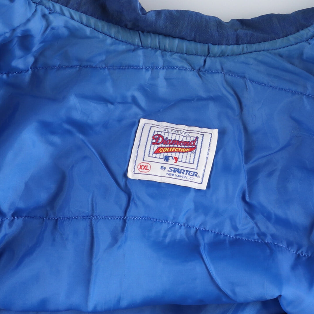 90'S Starter MLB Chicago Cubs Nylon Stadium Jacket Made in USA Men's XXL Vintage /evb003858