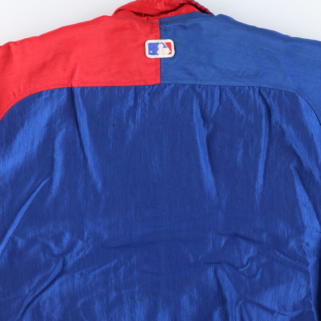 90'S Starter MLB Chicago Cubs Nylon Stadium Jacket Made in USA Men's XXL Vintage /evb003858