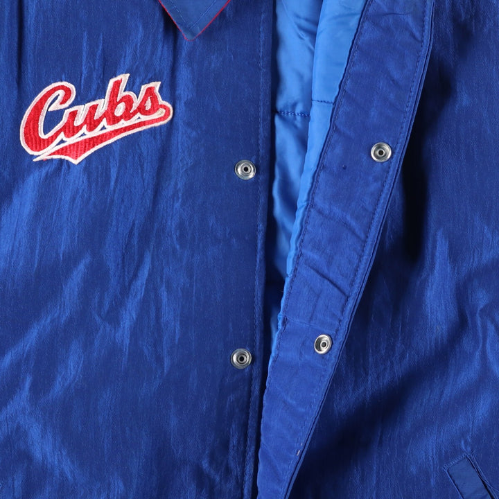 90'S Starter MLB Chicago Cubs Nylon Stadium Jacket Made in USA Men's XXL Vintage /evb003858