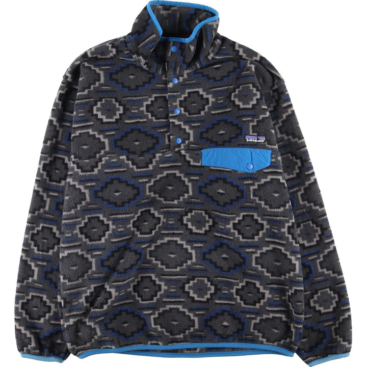 Patagonia SYNCHILLA Snap Tee 25450FA12 All-over print fleece pullover Men's M /evb003862 made in 2012