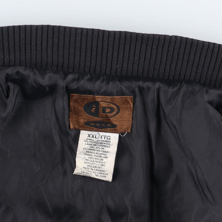 iD WEAR Wool Stadium Jacket Award Jacket Varsity Jacket Made in Canada Men's XXL /evb003902
