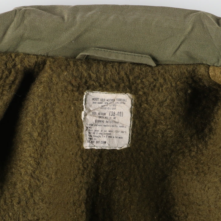 1983 delivery, genuine US military A-2 military deck jacket, made in USA, MEDIUM (38-40), men's M, vintage /evb003927