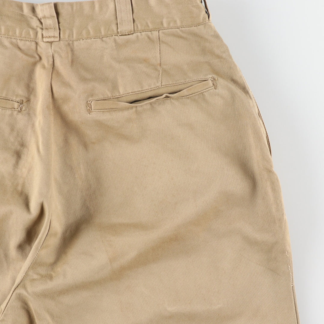 Vintage 1960s-1970'S US Military Chino Pants, Made in USA, Women's, Size L (W28) unclear Beige type Vintage Second Hand