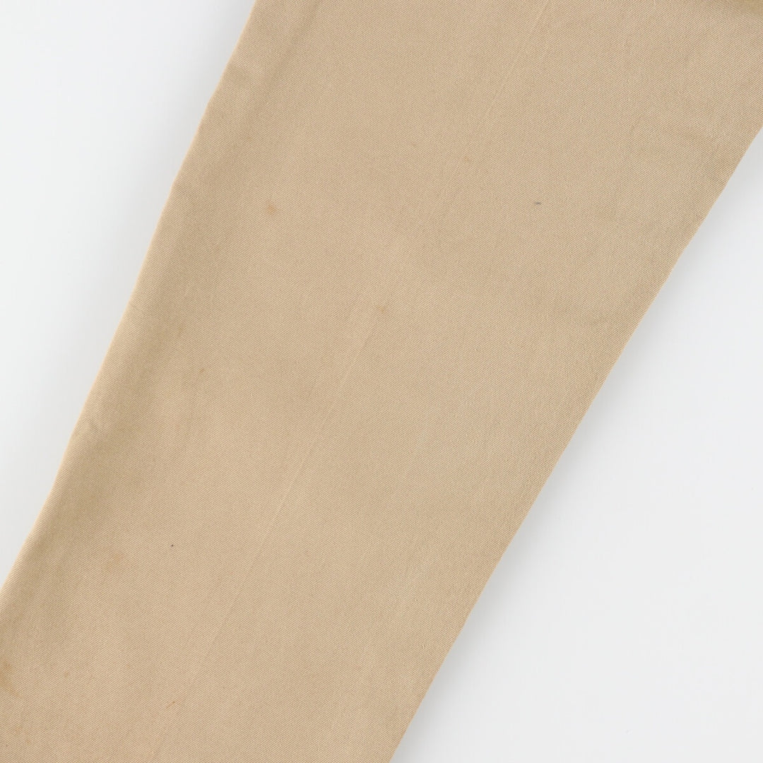 Vintage 1960s-1970'S US Military Chino Pants, Made in USA, Women's, Size L (W28) unclear Beige type Vintage Second Hand