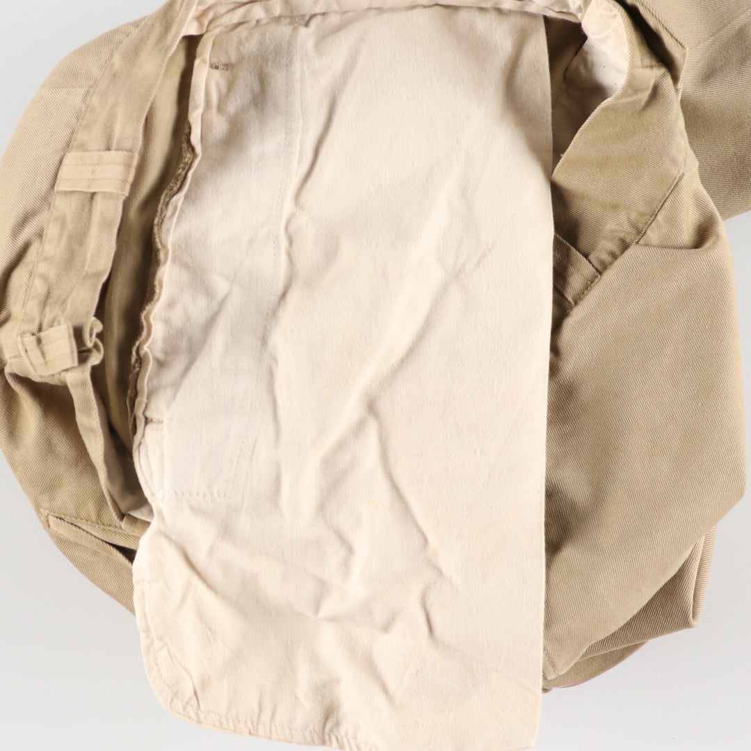 Vintage 1960s-1970'S US Military Chino Pants, Made in USA, Women's, Size L (W28) unclear Beige type Vintage Second Hand