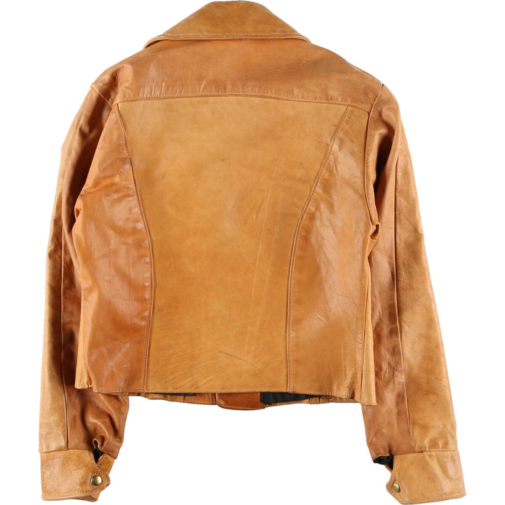 UNKNOWN Trucker Jacket Leather Jacket Men's S Vintage /evb004019