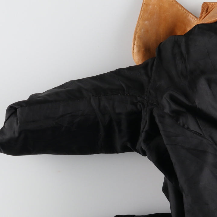 UNKNOWN Trucker Jacket Leather Jacket Men's S Vintage /evb004019