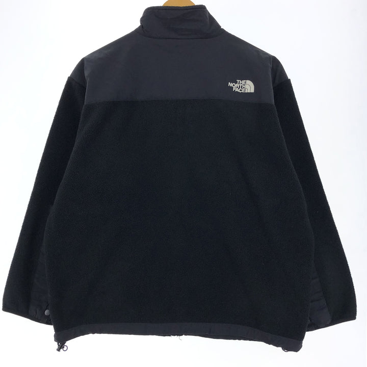 90'S The North Face Denali Jacket, Women's Large, Vintage Nylon and Fleece Jacket polyester black type Vintage Second Hand