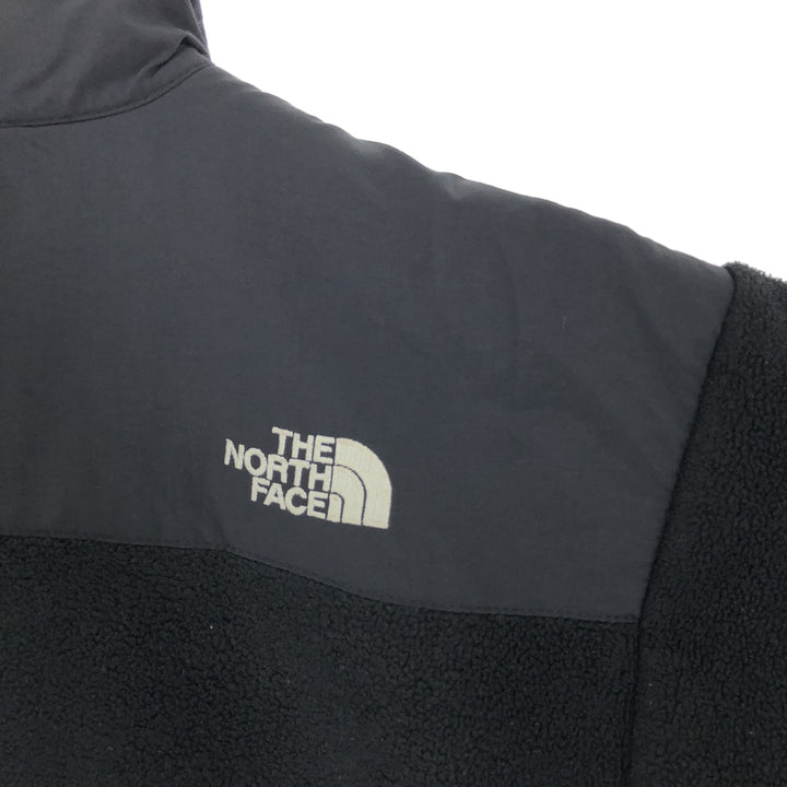 90'S The North Face Denali Jacket, Women's Large, Vintage Nylon and Fleece Jacket polyester black type Vintage Second Hand
