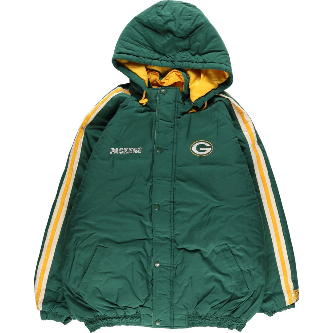 Starter NFL GREEN BAY PACKERS Green Bay Packers Back Embroidered Padded Hoodie Men's XXL /evb004052