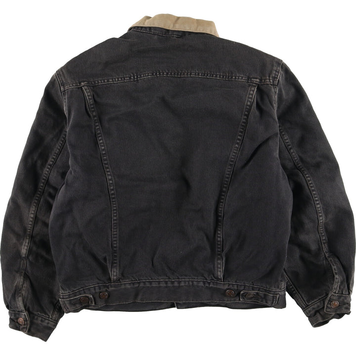 90'S Levi's 71168 Black Denim Jacket G-Jean Men's M Vintage /evb004095