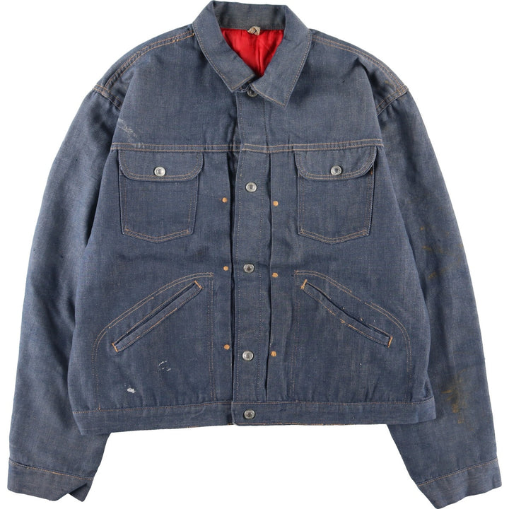 70'S JCPenney RANCHCRAFT denim jacket G-jacket Men's L Vintage /evb004101