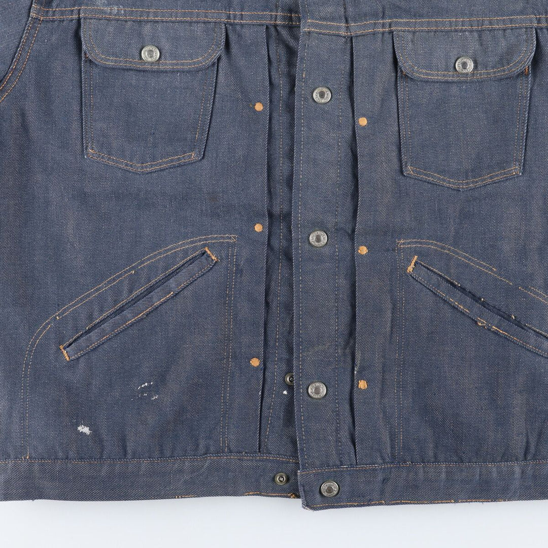 70'S JCPenney RANCHCRAFT denim jacket G-jacket Men's L Vintage /evb004101