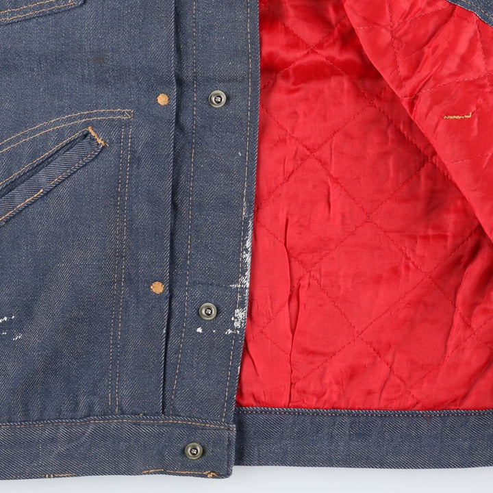 70'S JCPenney RANCHCRAFT denim jacket G-jacket Men's L Vintage /evb004101