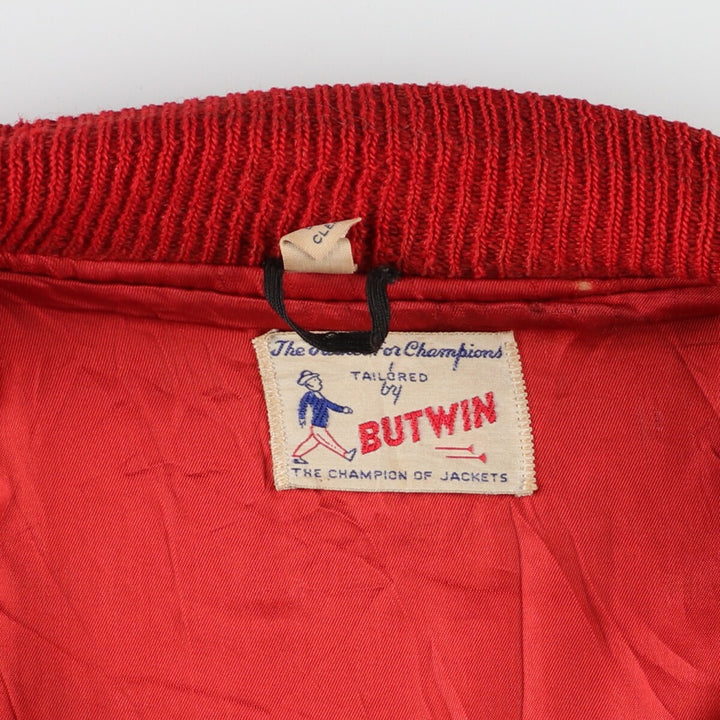 70'S BUTWIN Wool Stadium Jacket Award Jacket Varsity Jacket Men's L Vintage /evb004104