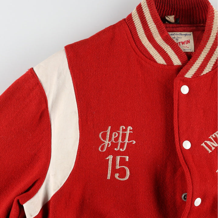 70'S BUTWIN Wool Stadium Jacket Award Jacket Varsity Jacket Men's L Vintage /evb004104