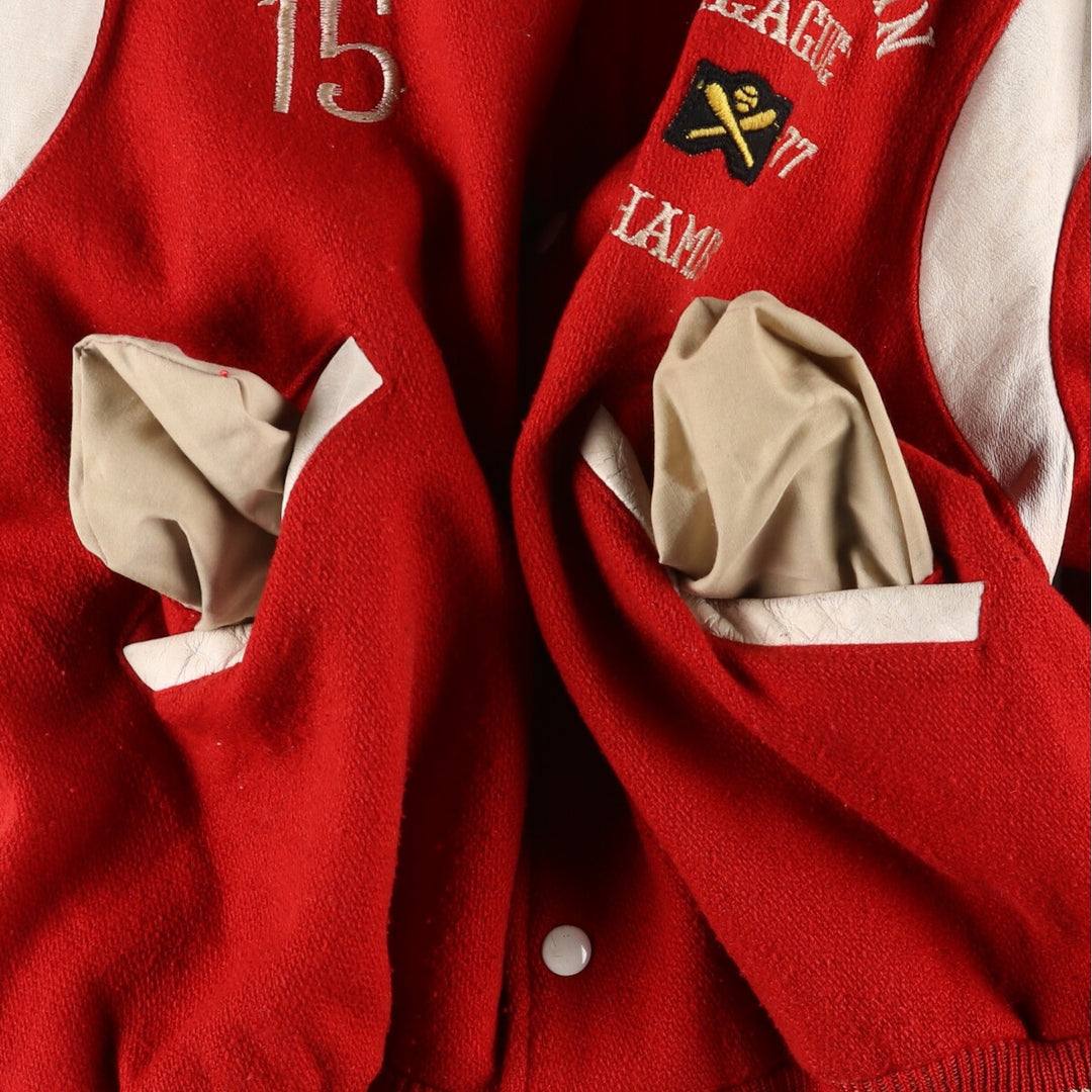 70'S BUTWIN Wool Stadium Jacket Award Jacket Varsity Jacket Men's L Vintage /evb004104