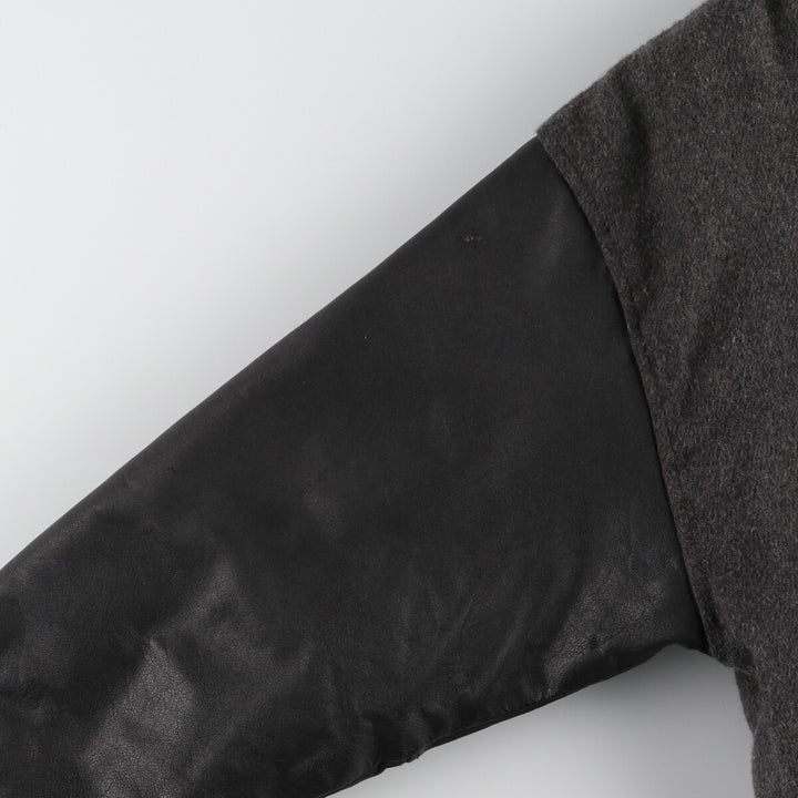 90'S LOGO ATHLETIC NFL Los Angeles Raiders Wool Stadium Jacket Award Jacket Varsity Jacket Men's L /evb004106