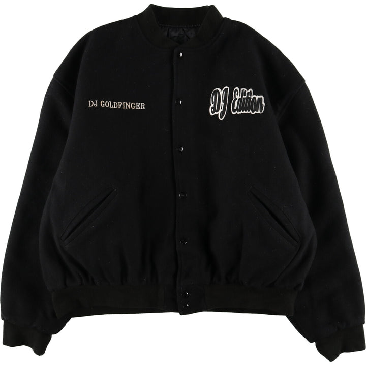 Big size 90'S GAME SPORTS WEAR wool varsity jacket award jacket made in USA men's XXXXL /evb004109