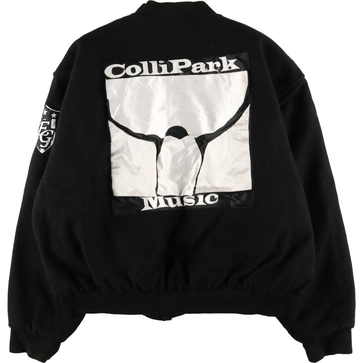 Big size 90'S GAME SPORTS WEAR wool varsity jacket award jacket made in USA men's XXXXL /evb004109