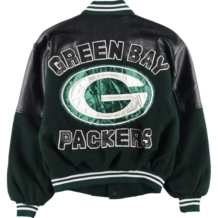 NFL GREEN BAY PACKERS Wool Varsity Jacket Award Jacket Varsity Jacket Men's S /evb004123