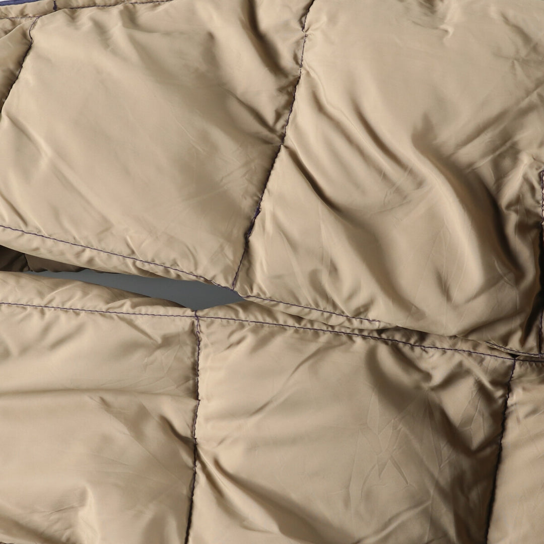 80'S Eddie Bauer Black Tag Karakoram Goose Down Parka Made in USA Men's L Size Vintage polyester navy blue type Vintage Second Hand