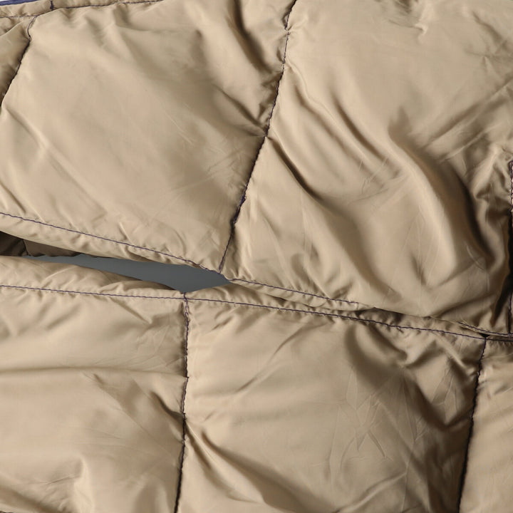 80'S Eddie Bauer Black Tag Karakoram Goose Down Parka Made in USA Men's L Size Vintage polyester navy blue type Vintage Second Hand